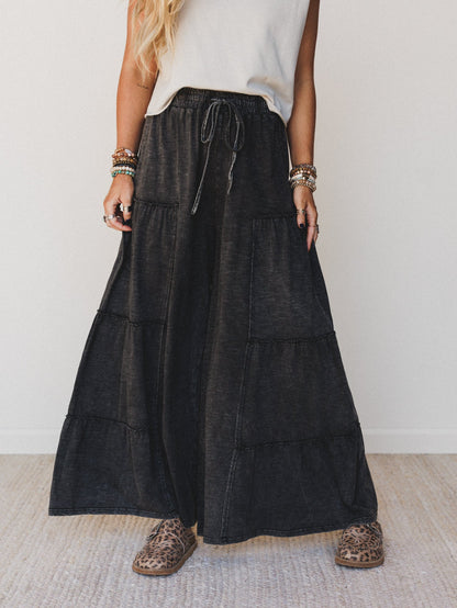 Everyday Adventure Tiered Pants - Black