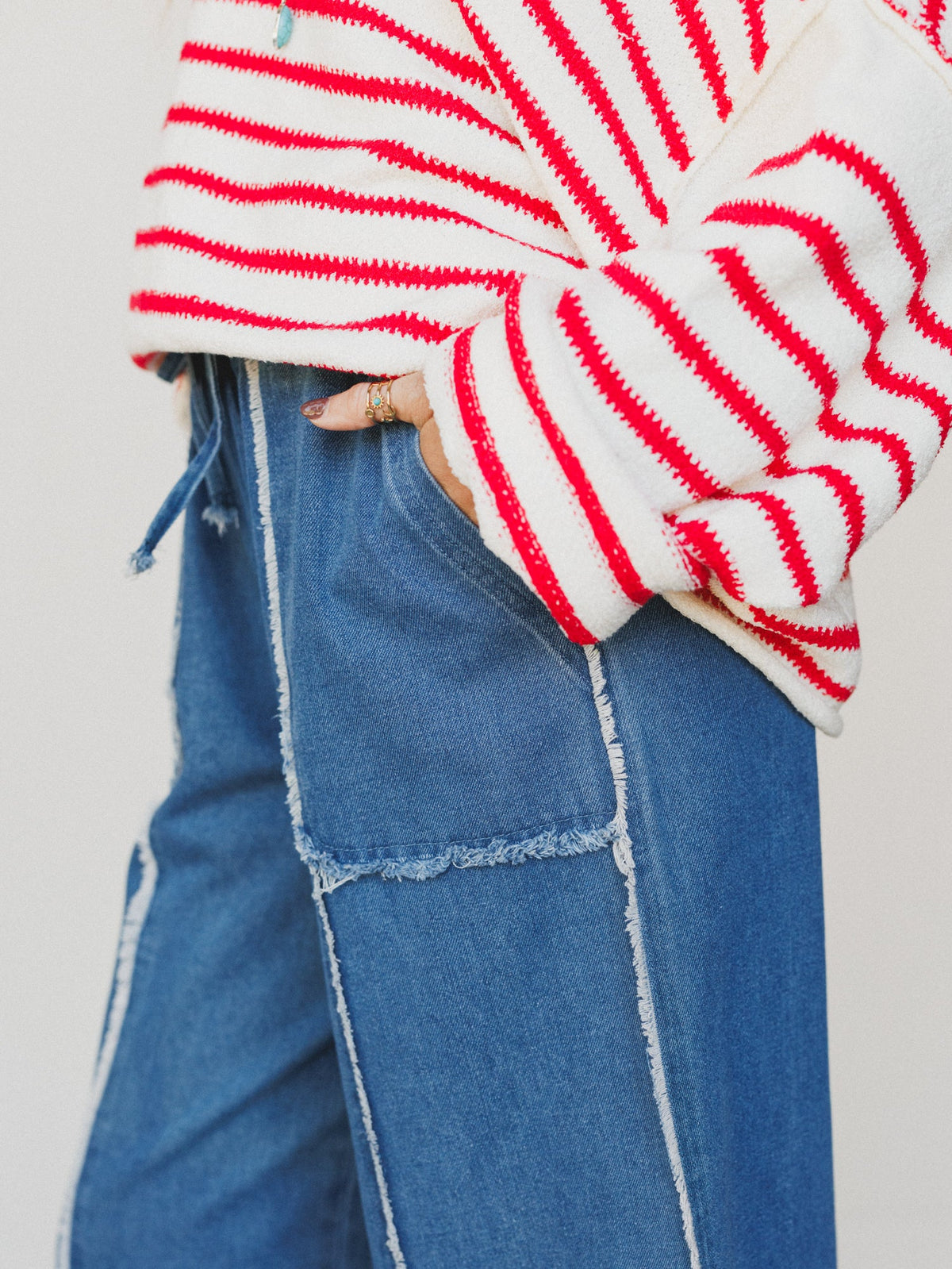 Cozy Blues Denim Pants  - Denim