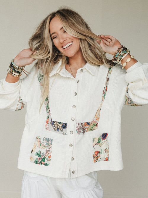 Dream Drape Jacket - Cream