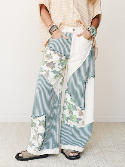 Goldenrae Pants - Green Multi