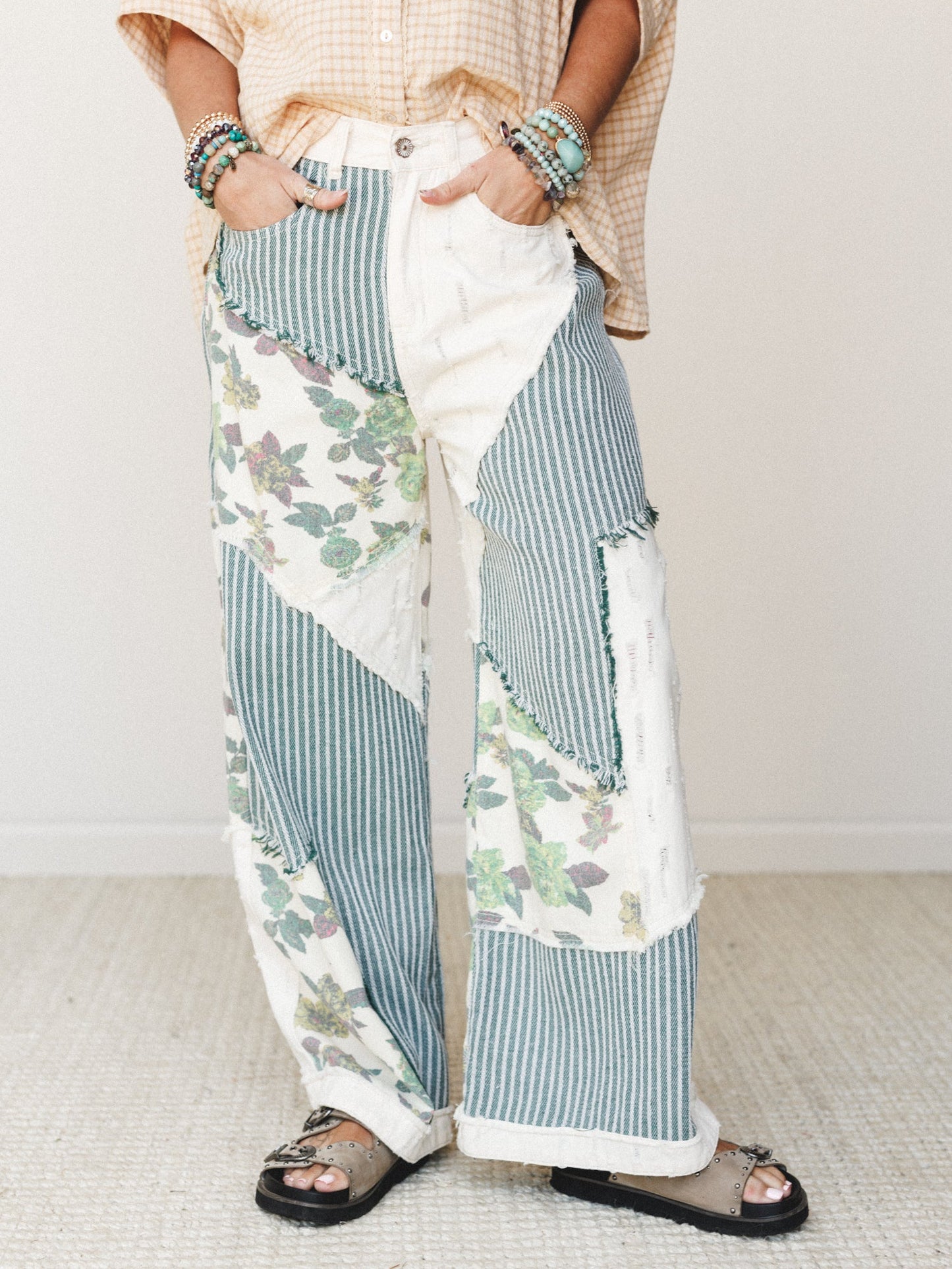 Goldenrae Pants - Green Multi