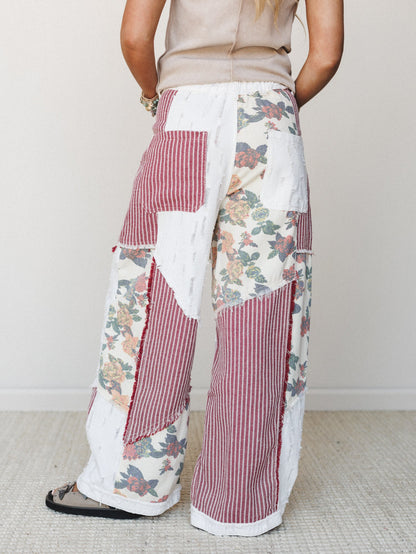 Goldenrae Pants - Red Multi