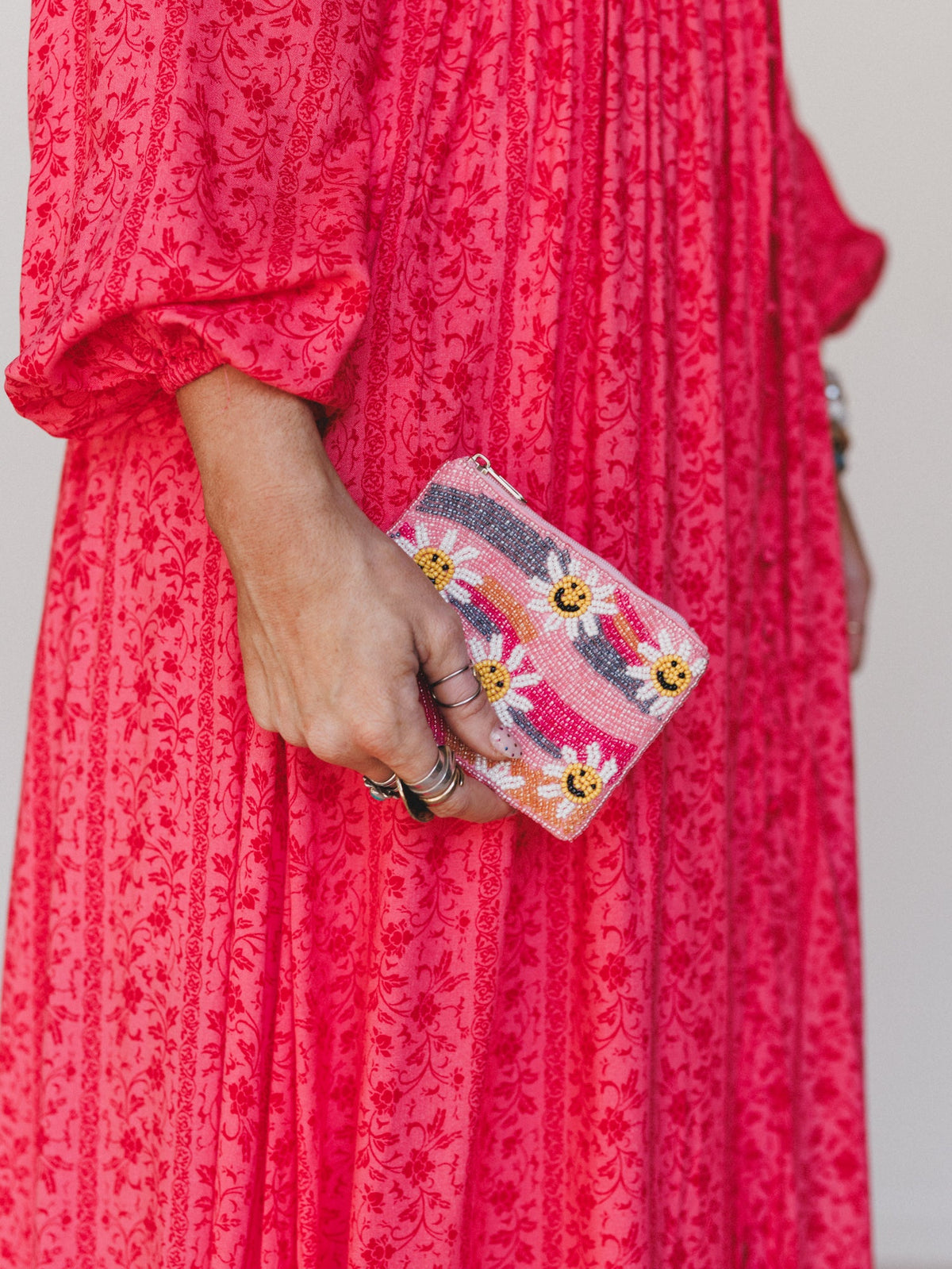 Groovy Daisies Coin Purse - Multi