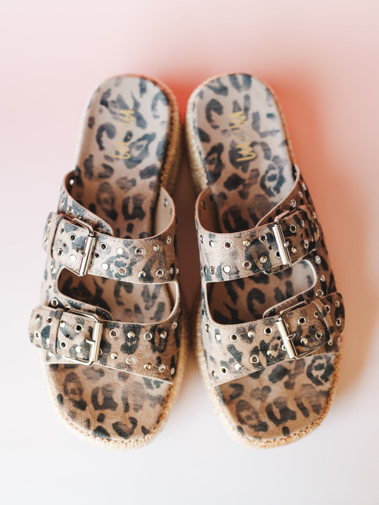 Holly Platform Slide - Leopard