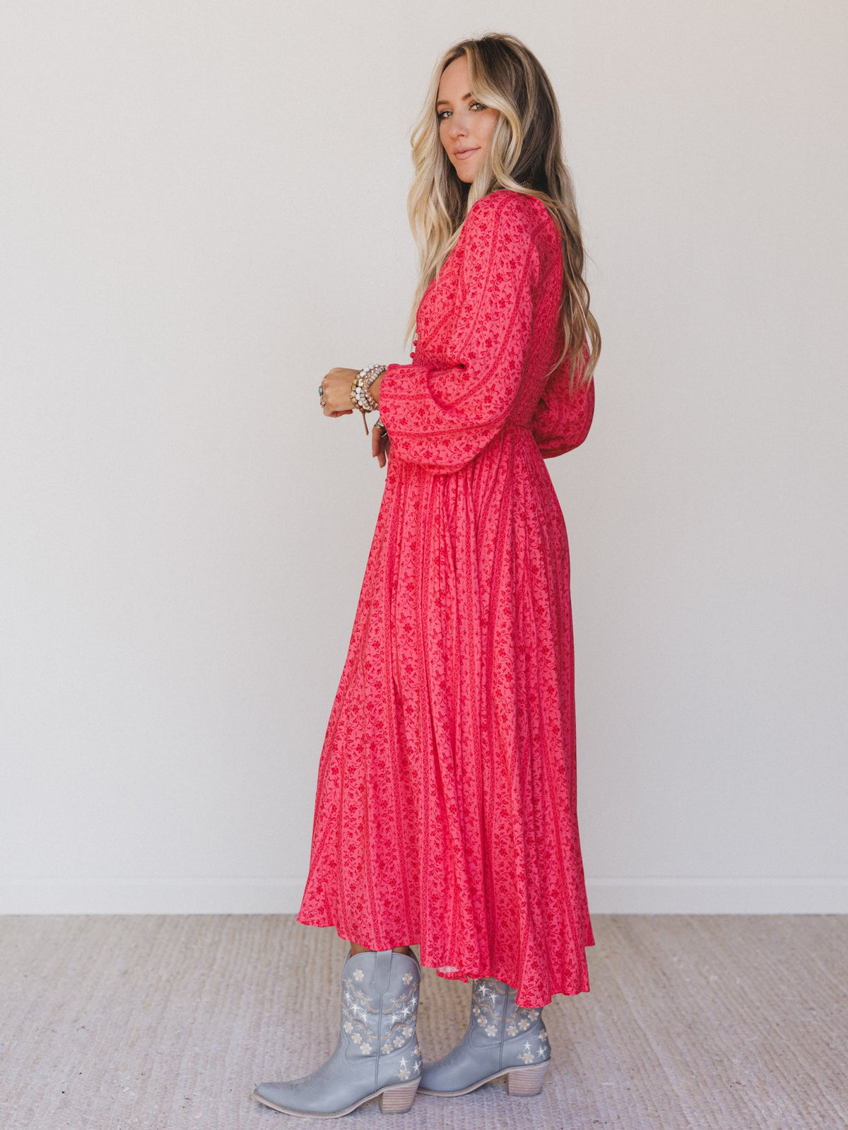 Day Dates Dress - Cherry Tomato