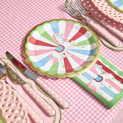 Carousel Side Paper Plates (Set of 8)
