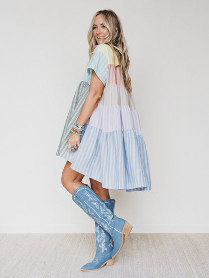 Daylight Escape Dress - Mint Combo