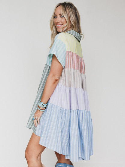 Daylight Escape Dress - Mint Combo