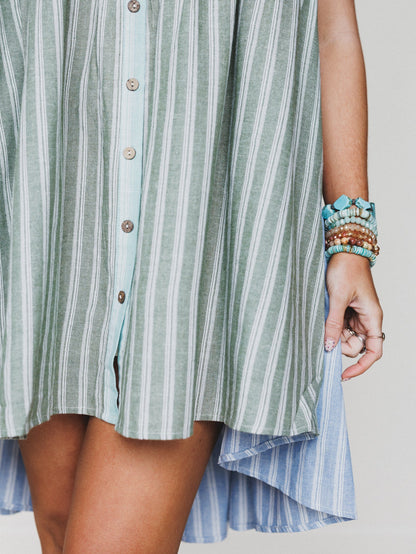 Daylight Escape Dress - Mint Combo