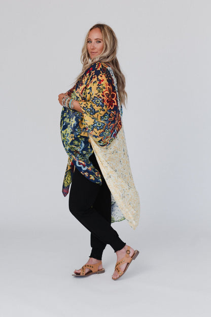 Dakota Patterned Kimono - Multi