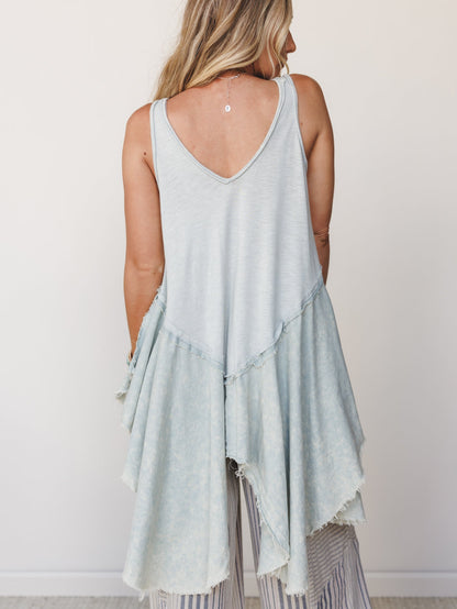Bloom Basket Top - Blue