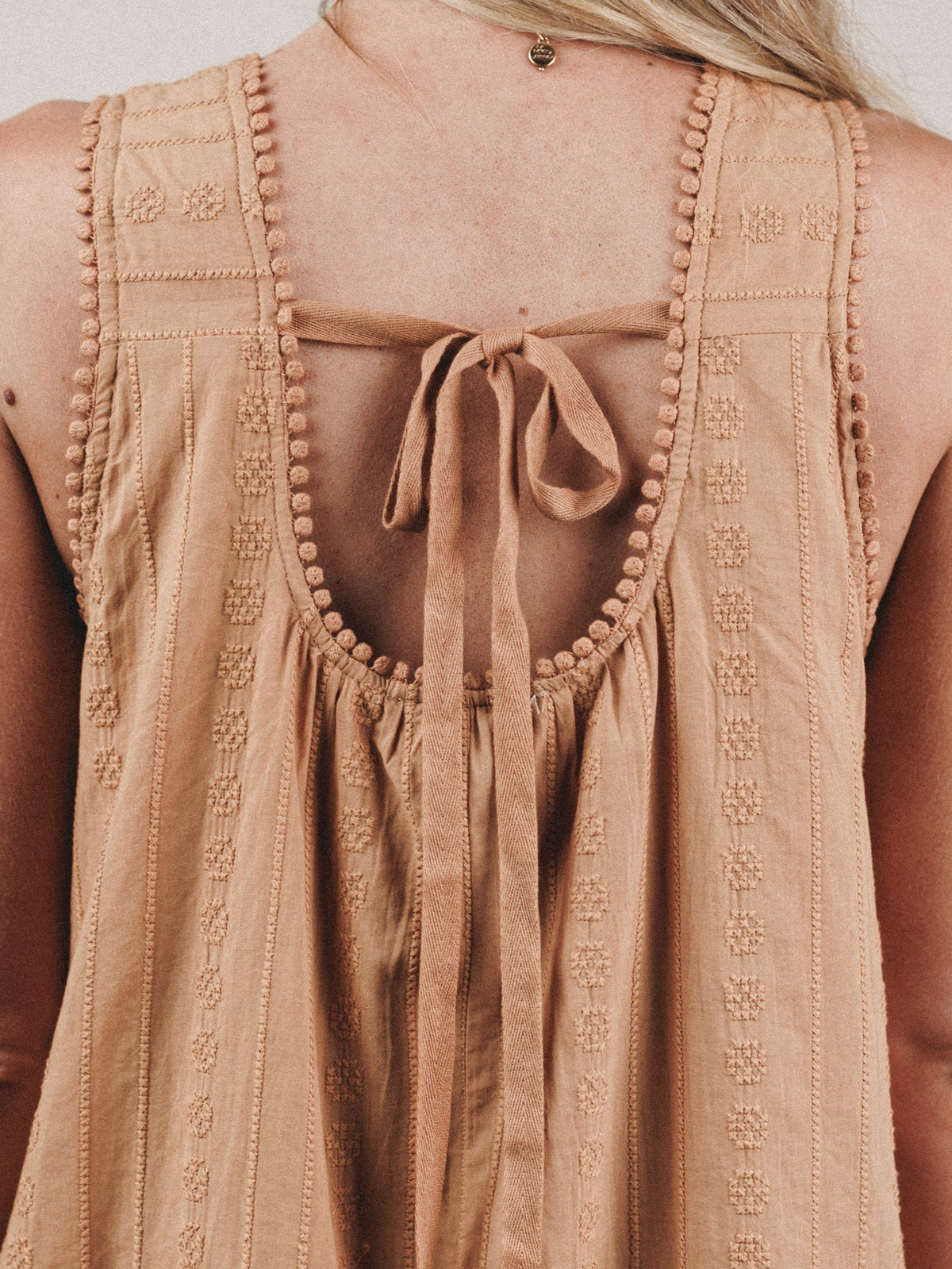Blossom Dress  - Caramel