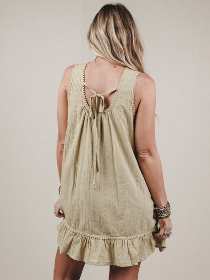 Blossom Dress  - Olive