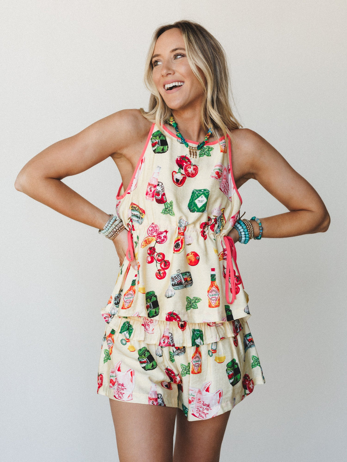 Farm to Table Short Set  - Butter Yellow
