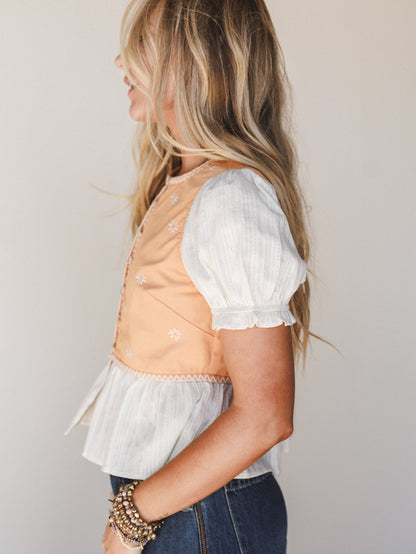 Heart to Hand Top - Apricot