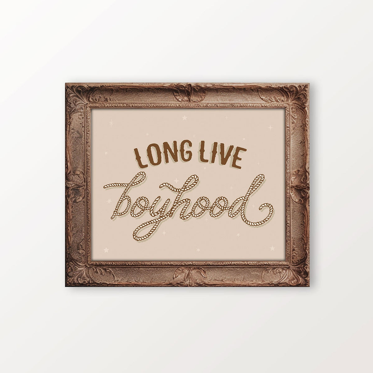 Long Live Boyhood Digital Wall Art