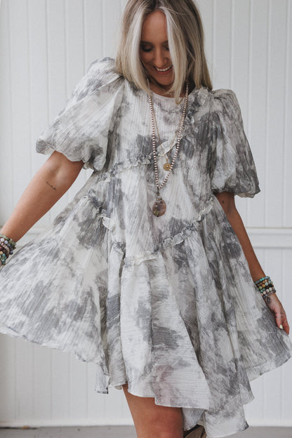 Dream Cloud Dress - Gray