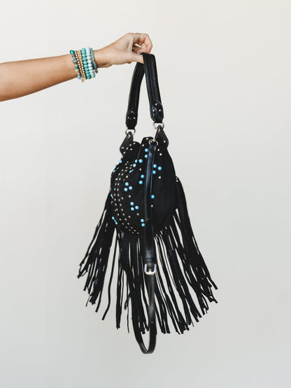 Boho of the West Hobo Bag - Black