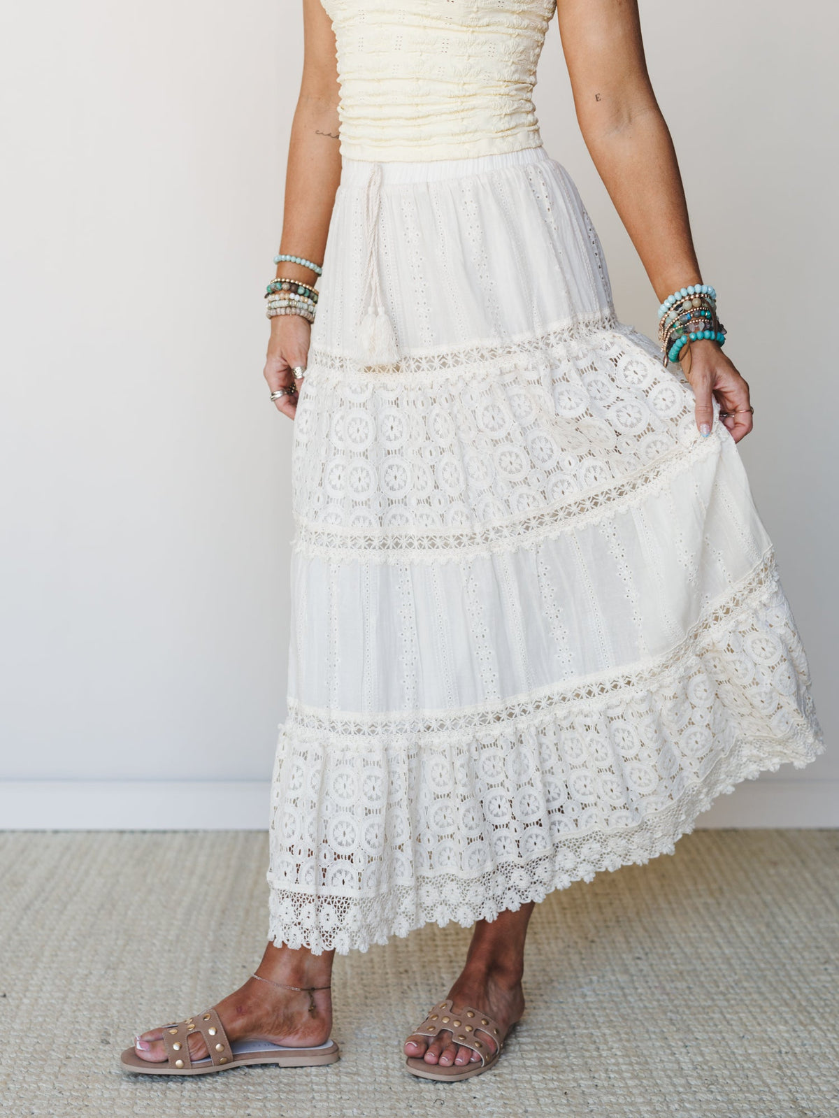 Dance Of Nymphs Skirt - Ivory