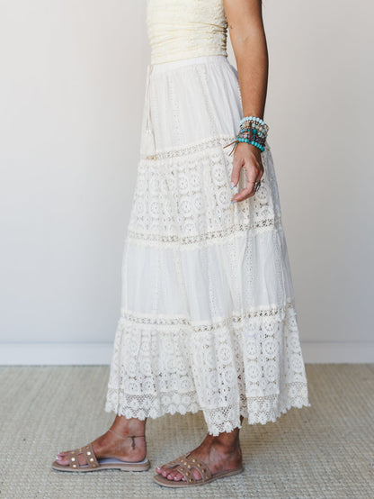 Dance Of Nymphs Skirt - Ivory