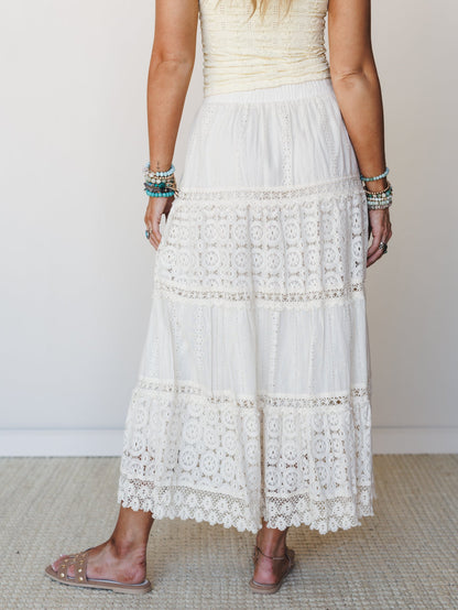 Dance Of Nymphs Skirt - Ivory