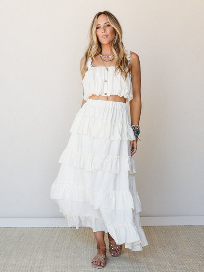 Dawn of Sun Skirt - Ivory