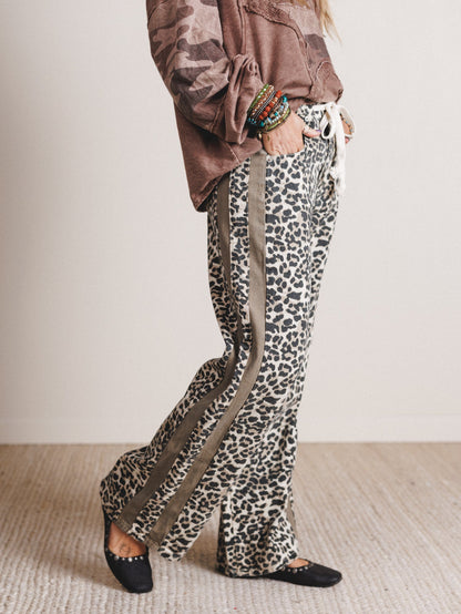 Dusty Belle Pants - Leopard
