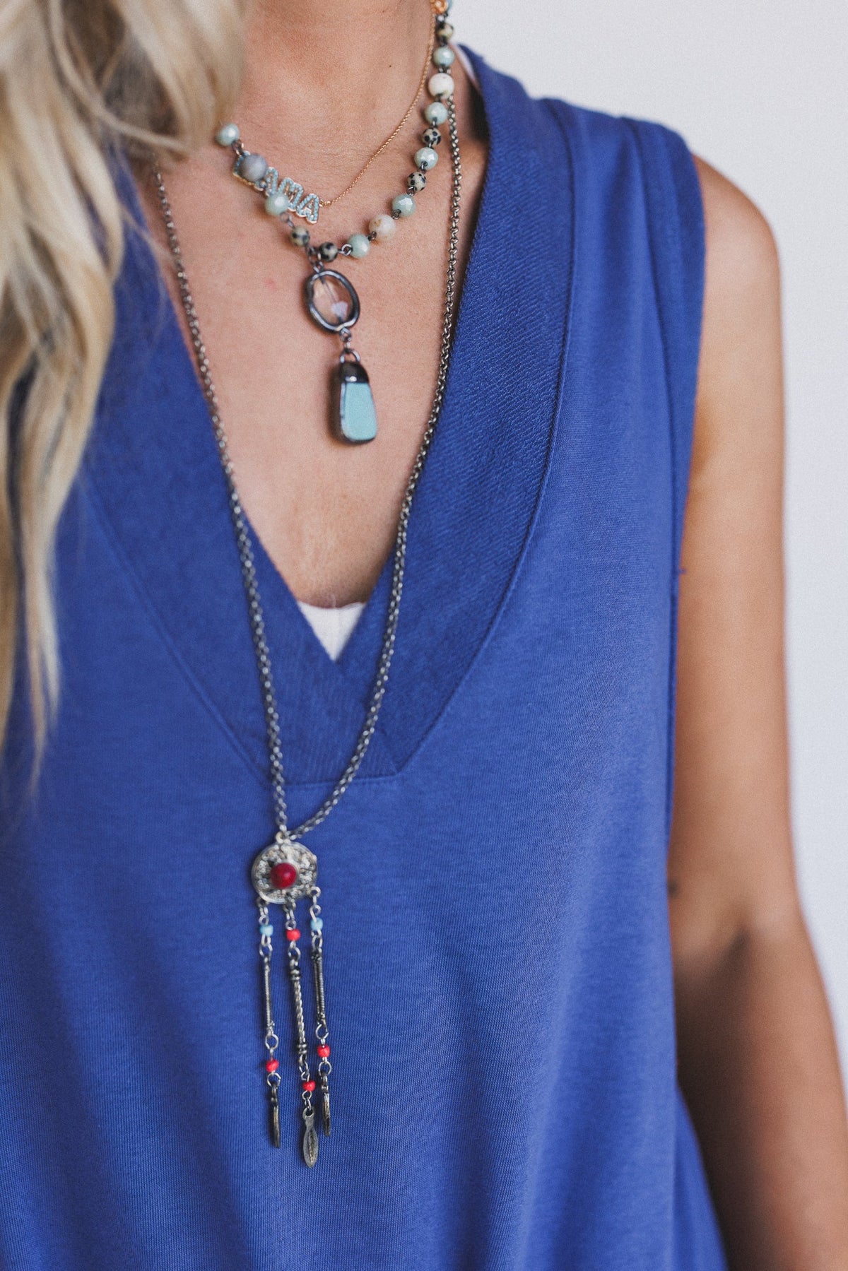 Driftwood Dreams Jumpsuit - Blue