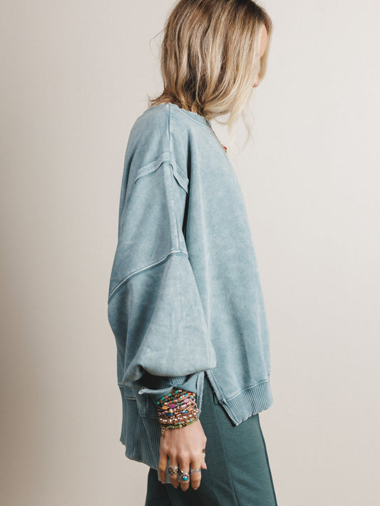 Honey Cloud Sweatshirt  - Ash Blue