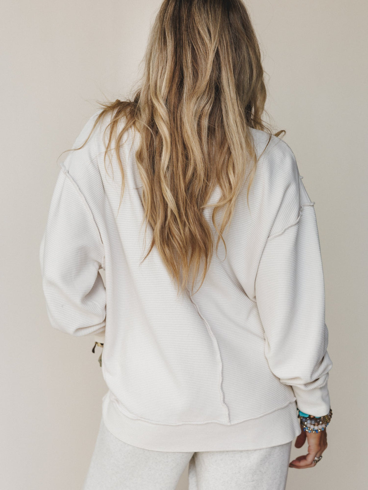 Always Home Sweatshirt - Sand Beige