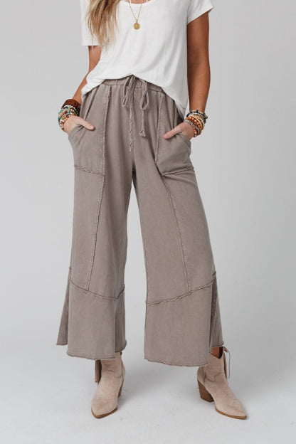 Feeling Good Wide Leg Pant - Taupe