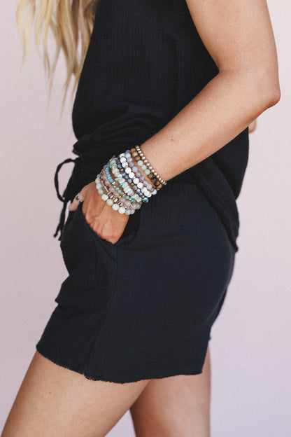Coconut Sky Shorts - Black