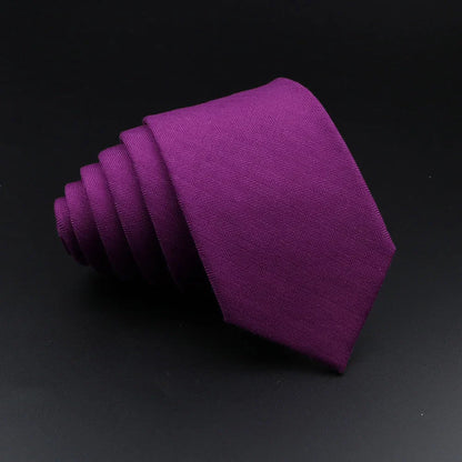 Men's Plaid Tie Cotton Black Grey Red Necktie Handmade Wool Narrow Collar Ties Wedding Business Party Suit Shirt Gift Accessory