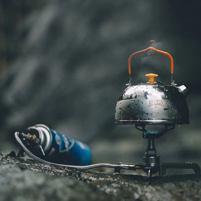 BRS-3000T Ultralight Titanium Camp Stove – 26g, 2700W, Butane/Propane, Foldable