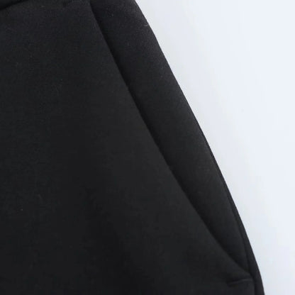KONDALA 2026 Spring Summer Elegant Office Lady Solid Suits Fashion Slim Single Button Shrug Blazers Chic Zipper Flare Pants