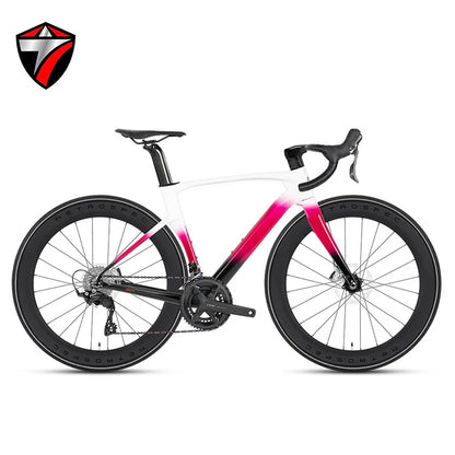TWITTER Cyclone RS Full Carbon Road Bike – Shimano 105 24-Speed with Hydraulic Disc Brakes