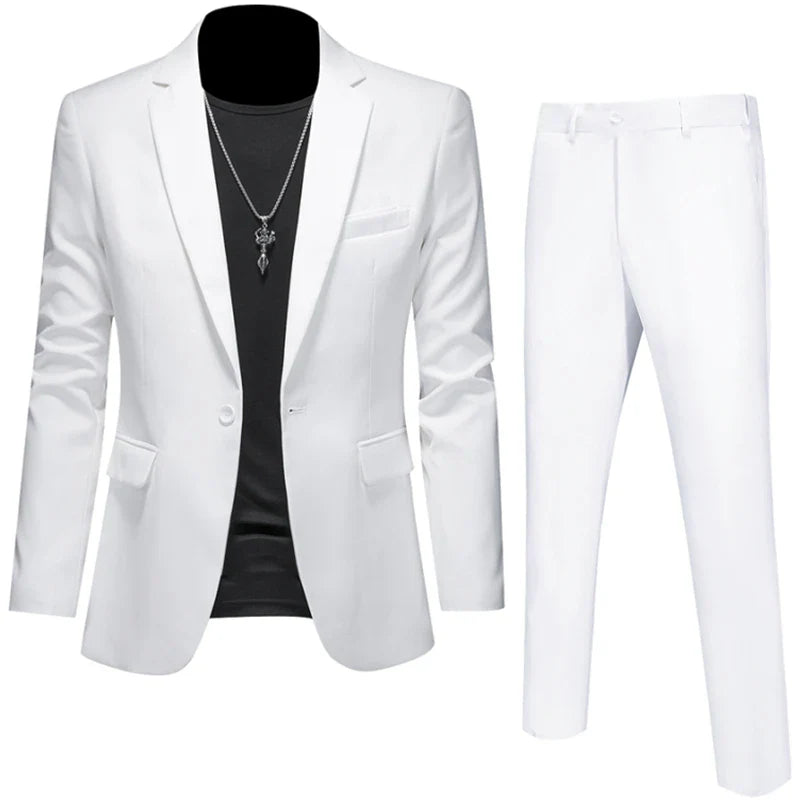 2024 High Quality Handsome Groom wedding party casual set