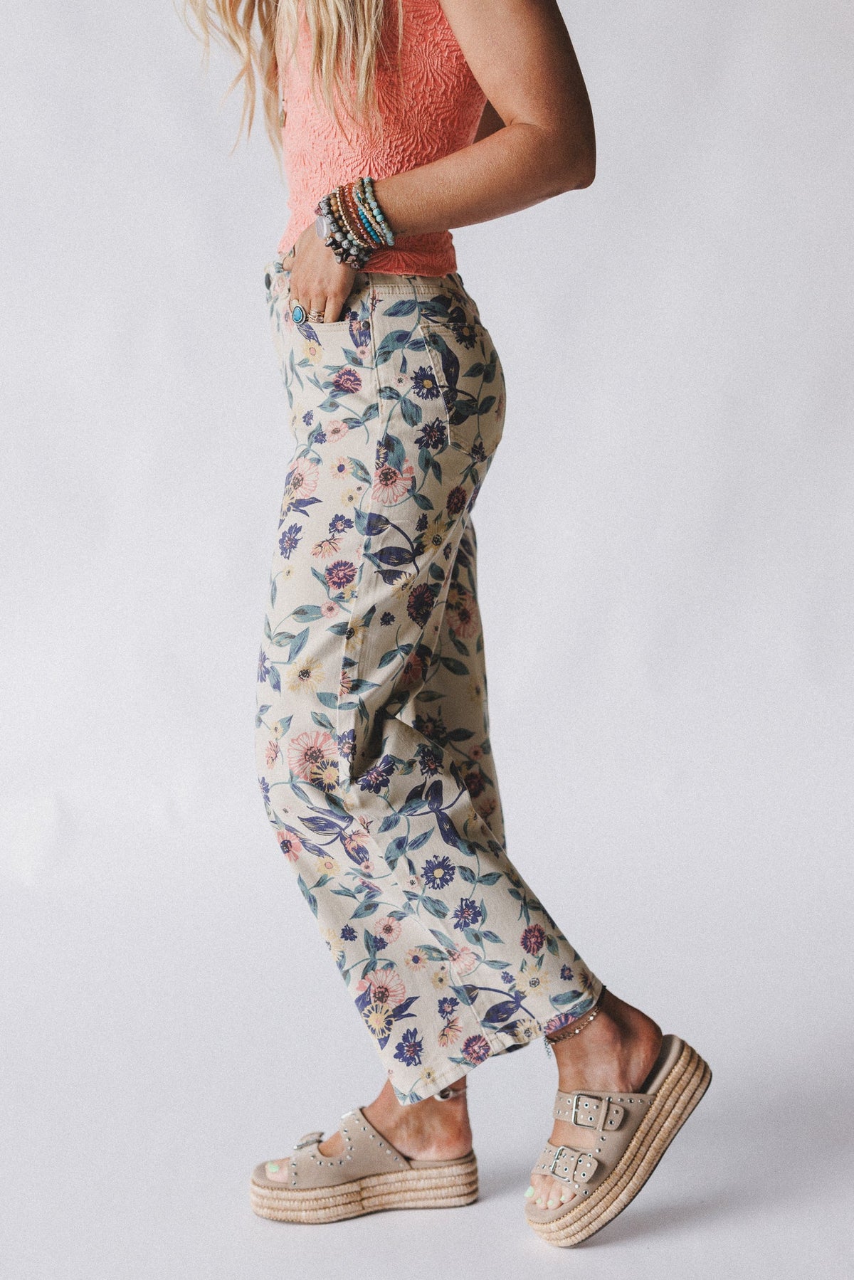Botanical Garden Pants - Khaki - Pre Order