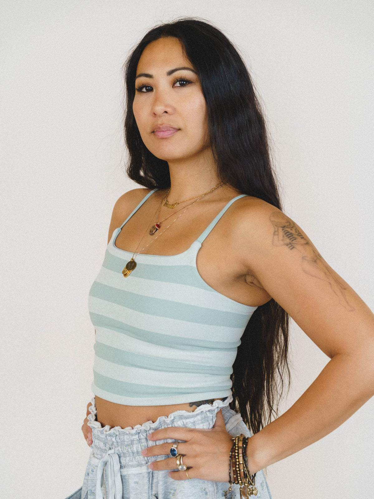 Daylight Stripes Brami - Dusty Mint