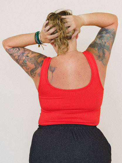 Easy Days Brami Top - Scarlet