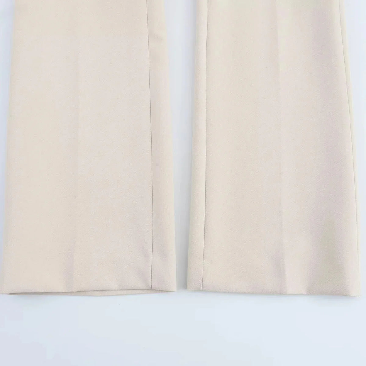 KONDALA 2026 Spring Summer Elegant Office Lady Solid Suits Fashion Slim Single Button Shrug Blazers Chic Zipper Flare Pants