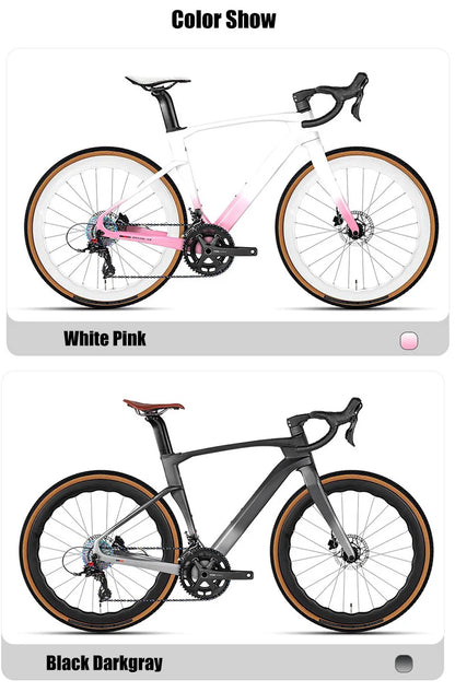 Twitter Carbon Wireless Gravel V3 Gravel Bike 700*40C WheelTop GEX-13S Electronic Road Disc Bicycle With 50mm Carbon Wheelsets