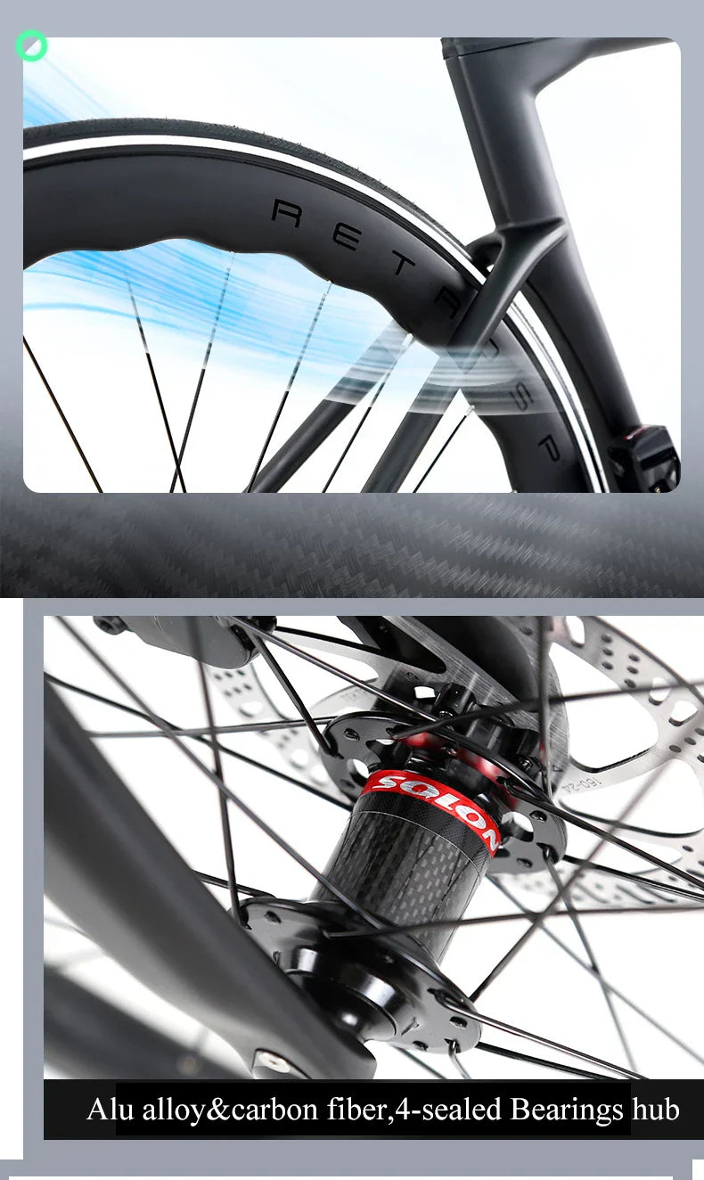 Twitter Full Carbon Road Bike Wireless Electronic Shifting WheelTop EDS TX 2X12 Speed Hydraulic Disc Brake Adult Men's Bicycle