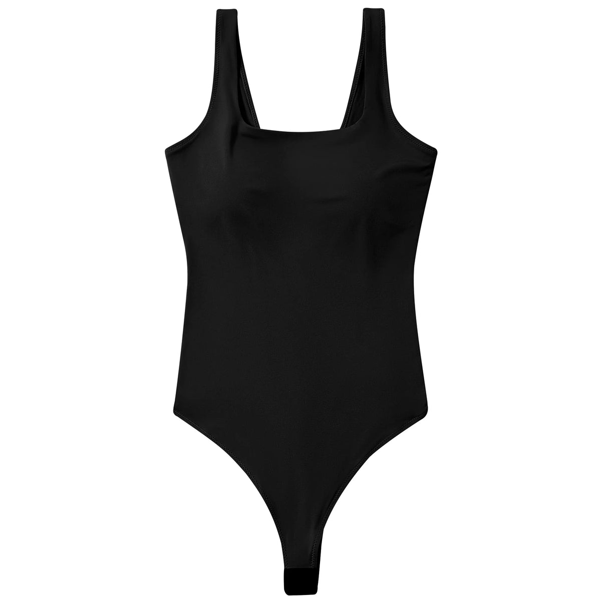 Bodysuits Women Sexy Body Suit One-Piece Romper Solid Sexy Sleeveless Square Neck Padded Tank Tops Jumpsuit Streewear Ladies