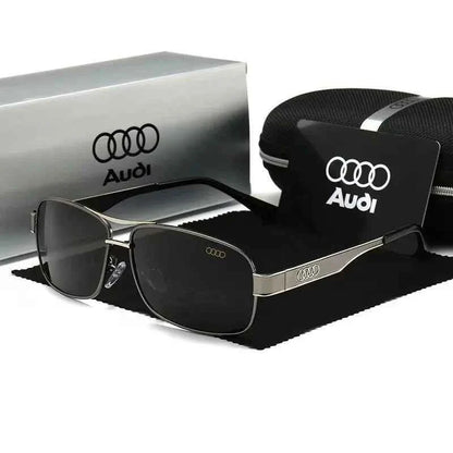 Audi Sunglasses Polarized UV400 Driving Sunglasses for Men/Women Square Frame Glasses Wholesale Gift for Auto Enthusiasts 5571