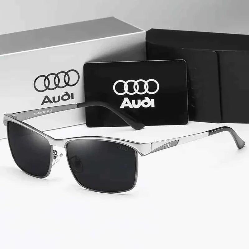 Audi Sunglasses Polarized UV400 Driving Sunglasses for Men/Women Square Frame Glasses Wholesale Gift for Auto Enthusiasts 5571