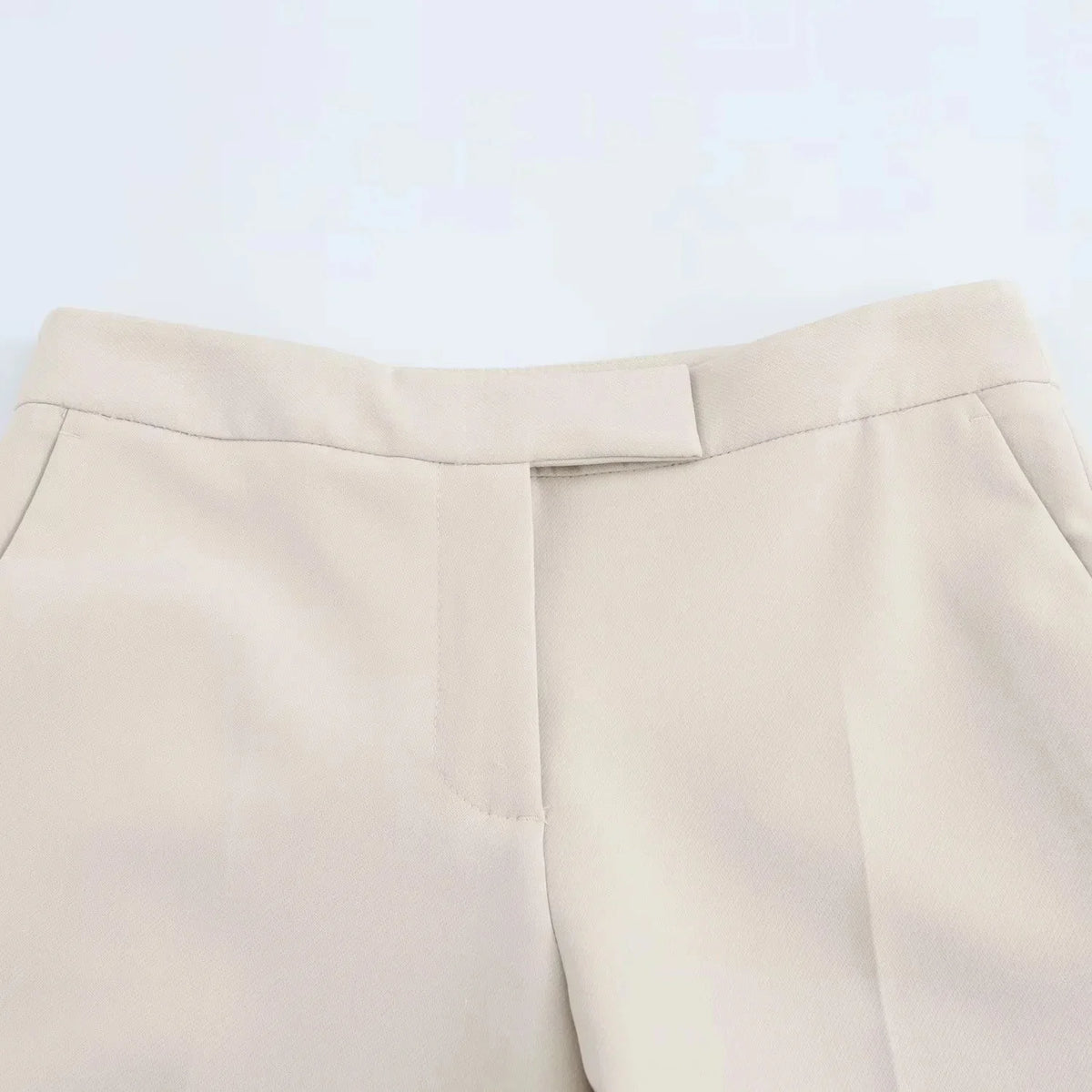 KONDALA 2026 Spring Summer Elegant Office Lady Solid Suits Fashion Slim Single Button Shrug Blazers Chic Zipper Flare Pants