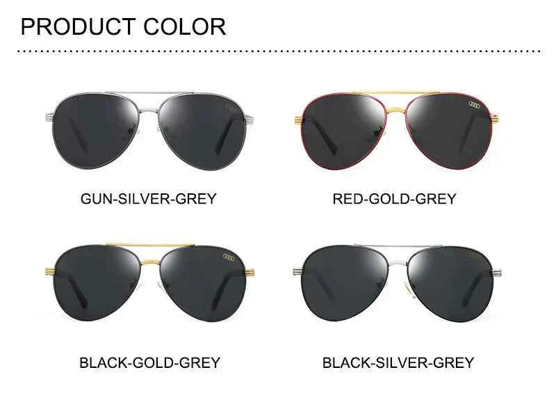 Audi  편광선글라스 UV400 Polarized Sunglasses for Men Women Motorcycle Glasses Anti-Glare Outdoor Adventure Shades 5012