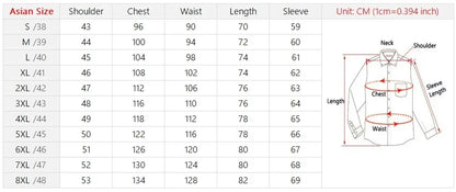 Quality Smooth Soft Anti-Wrinkle Men Shirts Long Sleeve Dress Shirts For Male Slim Social Business Blouse Solid Color Shirt 6XL