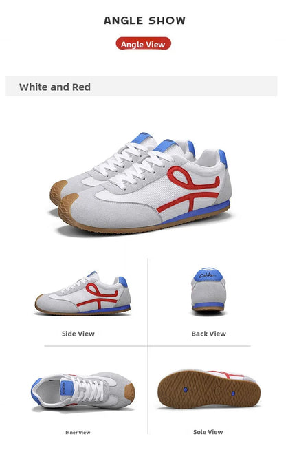 Men's Sporty Casual Shoes Summer 2025 New Model Large Size 45 Canvas Face Youth Student Breathable Leather plus Net Cloth